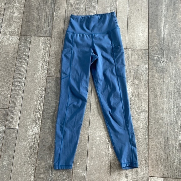 American Eagle Size Small Blue High-Waisted Leggings - Picture 6 of 8